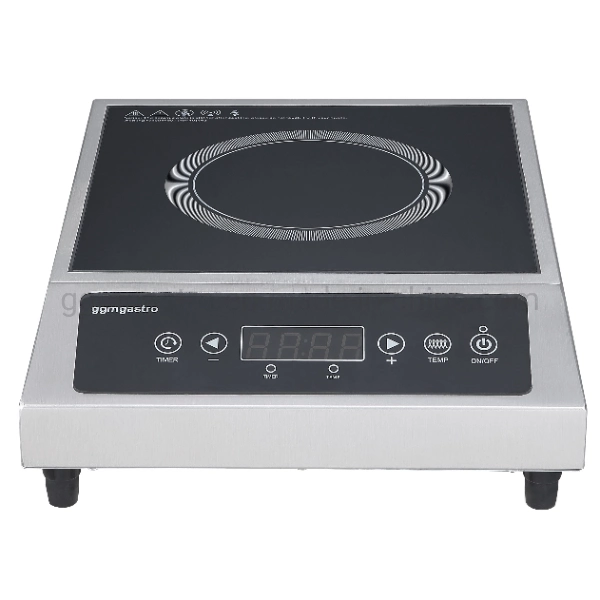 Electric Commercial Kitchen Equipment Stainless Steel Housing Induction Cooker