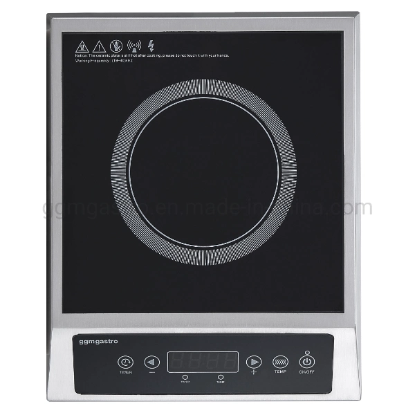 Electric Commercial Kitchen Equipment Stainless Steel Housing Induction Cooker