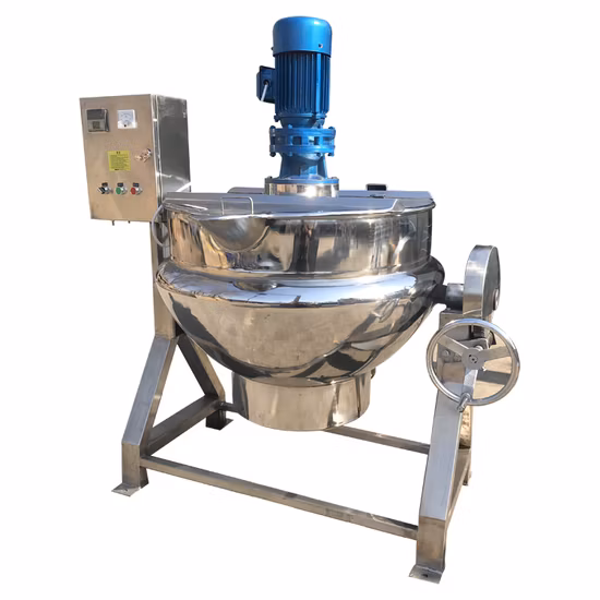 Pot de veste inclinable en acier inoxydable pour chauffage électrique 200 L